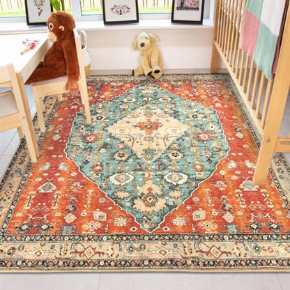 Felice Boho Tribal Square 6x6 Area Rug