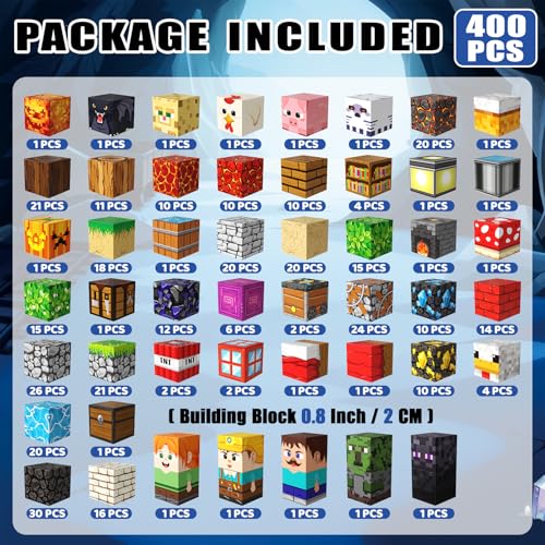 Magnetic Blocks (400 Count)