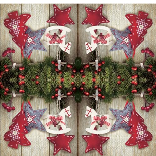 20 ct 13x13 Christmas Paper Decoupage Napkins (20 Count)