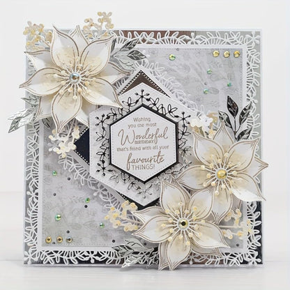 Flowers Metal Cutting Die for Scrapbooking