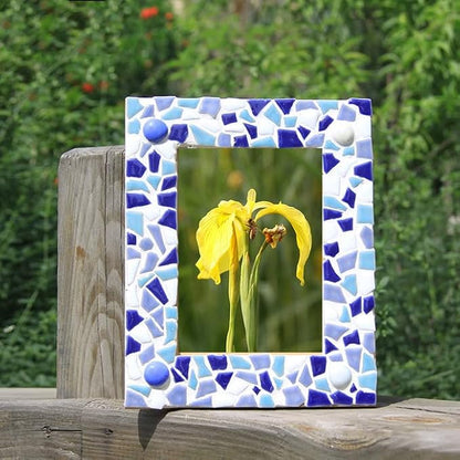 500g/1.1lb Random Color Irregular Ceramics Mosaic Tiles,DIY Making Creative Ceramic Mosaic Tiles for DIY Craft Plates Flowerpots Vases Cups Mosaic Making Supplies (Irregular)