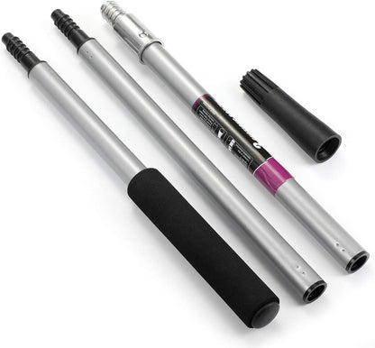 Extension Pole,3 Piece Extension Pole Set, Extension Pole for Paint Rollers,Paint Roller Brush Extension Handle, Threaded Pole, Telescoping Paint Roller Pole Extends to 42 inch