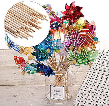 200PCS Wooden Dowel Rods (200 Count)