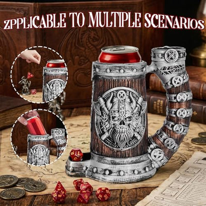 DND Dice Tower Mug Dice Roller Tower with 7 PCS Dice Set