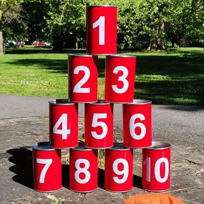 13 Carnival Can Games Bean Bag Toss Carnival Games (13 Count)