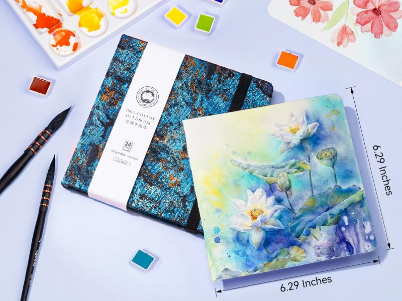 Square Watercolor Journal (24 Count)