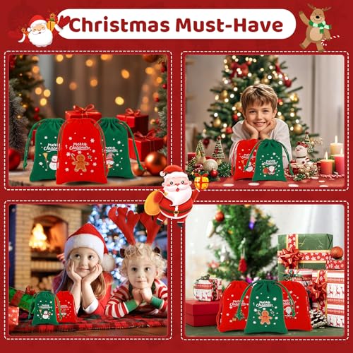 Christmas Bags with Drawstring (7.0548 Ounce)