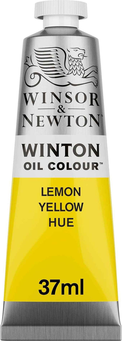 Winsor & Newton Winton Oil Color, 37ml (1.25-oz) Tube, Lemon Yellow Hue
