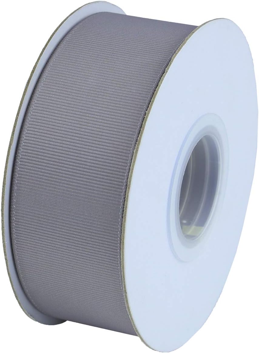 ITIsparkle 11/2" Inch Grosgrain Ribbon 25 Yards-Roll Set for Gift Wrapping Cake Decoration Party Favor Hair Braids Hair Bow Baby Shower Decoration Floral Arrangement Craft Supplies, Silver Ribbon - Crafty Corner