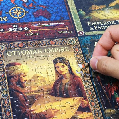 Colorful Post Classical Civilization 1000 Pieces Large Format Jigsaw Puzzle