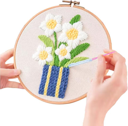 Hekisn 45Pcs Large Eye Blunt Yarn Needles kit, Assorted Sizes Bent Tapestry Darning Needle, Sewing Needles with Needle Threaders & Stitch Markers for Knitting Crochet (Orange&Red)