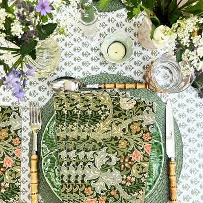 80PCS Vintage Floral Paper Napkins