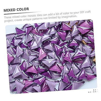 DIY Mosaic Supplies Crystal Glass for Home Decor Easy to Apply Frames Tables and Stepping Stones for Creative Projects