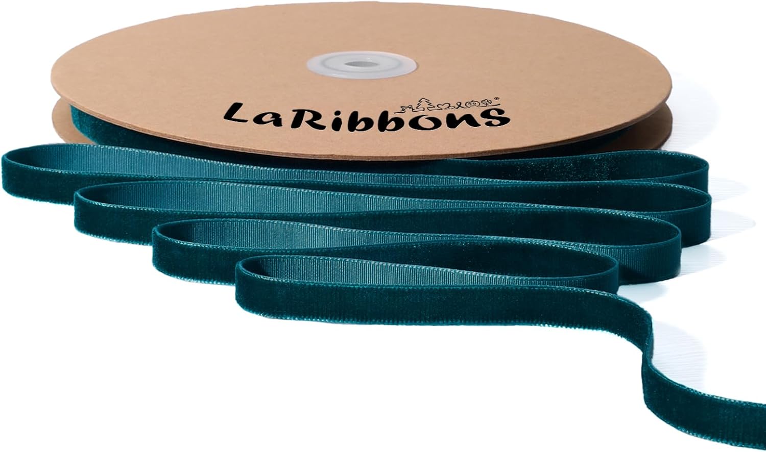 LaRibbons Thin Velvet Ribbon 3/8 Inch x 25 Yards, Dark Blue Velvet Ribbon for Christmas Tree, Gift Wrapping, Wreath Bow, Outdoor Decoration - Crafty Corner