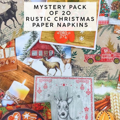 Mystery Pack Decoupage Paper Napkins (20 Count)