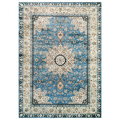 Felice Oriental Floral Medallion Area Rug