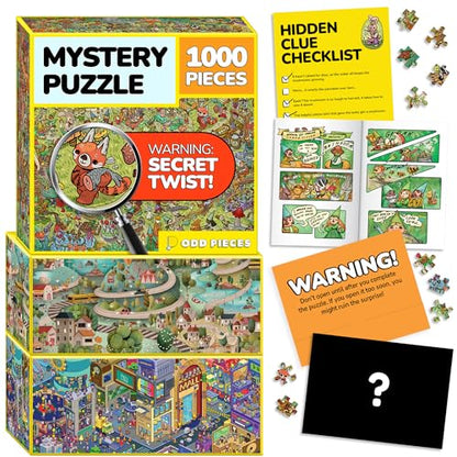 Jigsaw Puzzles 1000 Pieces with Storytelling Comics