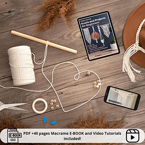 DIY Macrame Kit for Beginners with 9 Macrame Projects Ebook