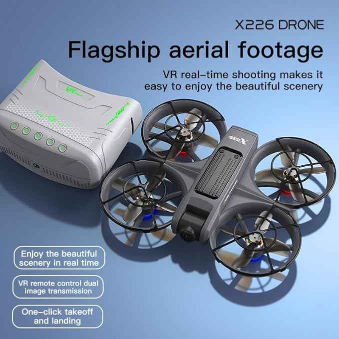 FPV Drone with VR Glasses,Optical Flow Alt Hold Drones with Camera for Adults 4k,Brushless Motor,Dual Camera Switch, Speed Adjust, 3D Flip - 13 Min Flight for Beginners Player-to-Pilot,2 Batteries