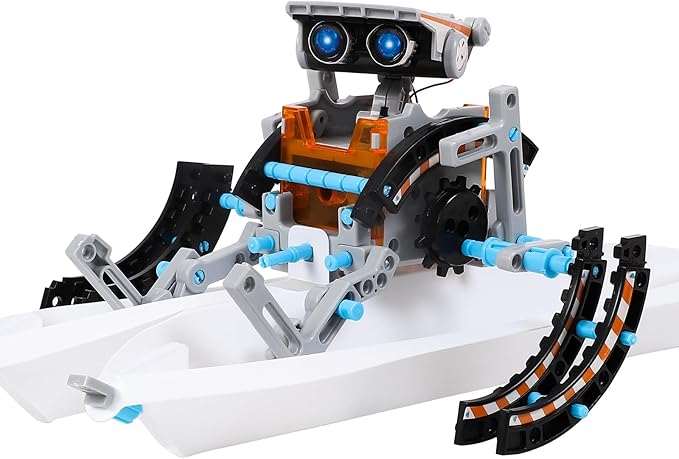 Lucky Doug Solar Power Kits Toys for Boys Ages 8-13, STEM Robot Kit Toys Gifts for Kids 8 9 10 11 12 13 Years, Educational Building Science Experiment Set Birthday for Kids Boys Girls