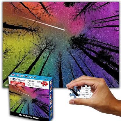 Hard Impossible Challenging The Enchanted Forest 1000 Pieces Large Format Jigsaw Puzzle for 13+