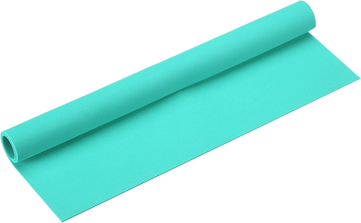 MECCANIXITY Foam Sheets Crafts 35x19 Inch 1mm EVA Craft Foam Paper Foam Sheets for Crafts Projects DIY Cosplay Modeling, Teal Green