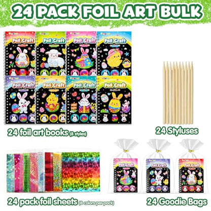 Foil Art Party Favors for Kids (24 Count)