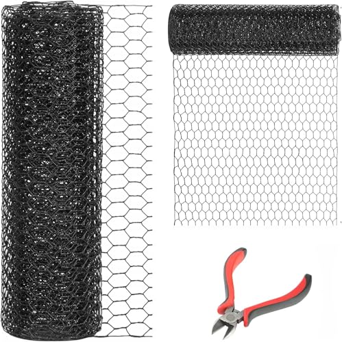 24'' x 150' Black Chicken Wire Mesh Fence