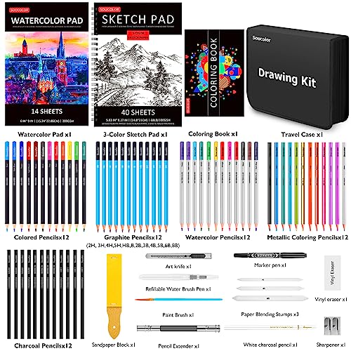 76 Pcs Art Supplies Drawing Kit (76 Count)