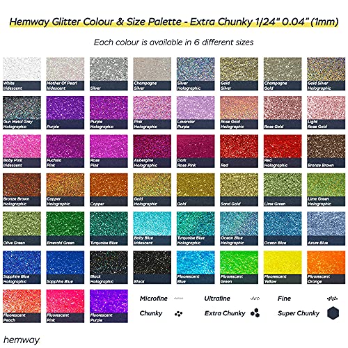 Craft Glitter Shaker Bronze Brown Holographic 130g Extra Chunky (3.8 Ounce)