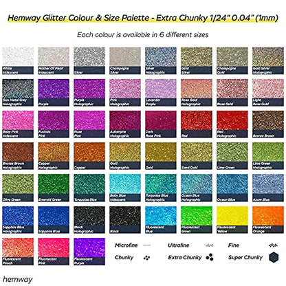 Craft Glitter Shaker Bronze Brown Holographic 130g Extra Chunky (3.8 Ounce)