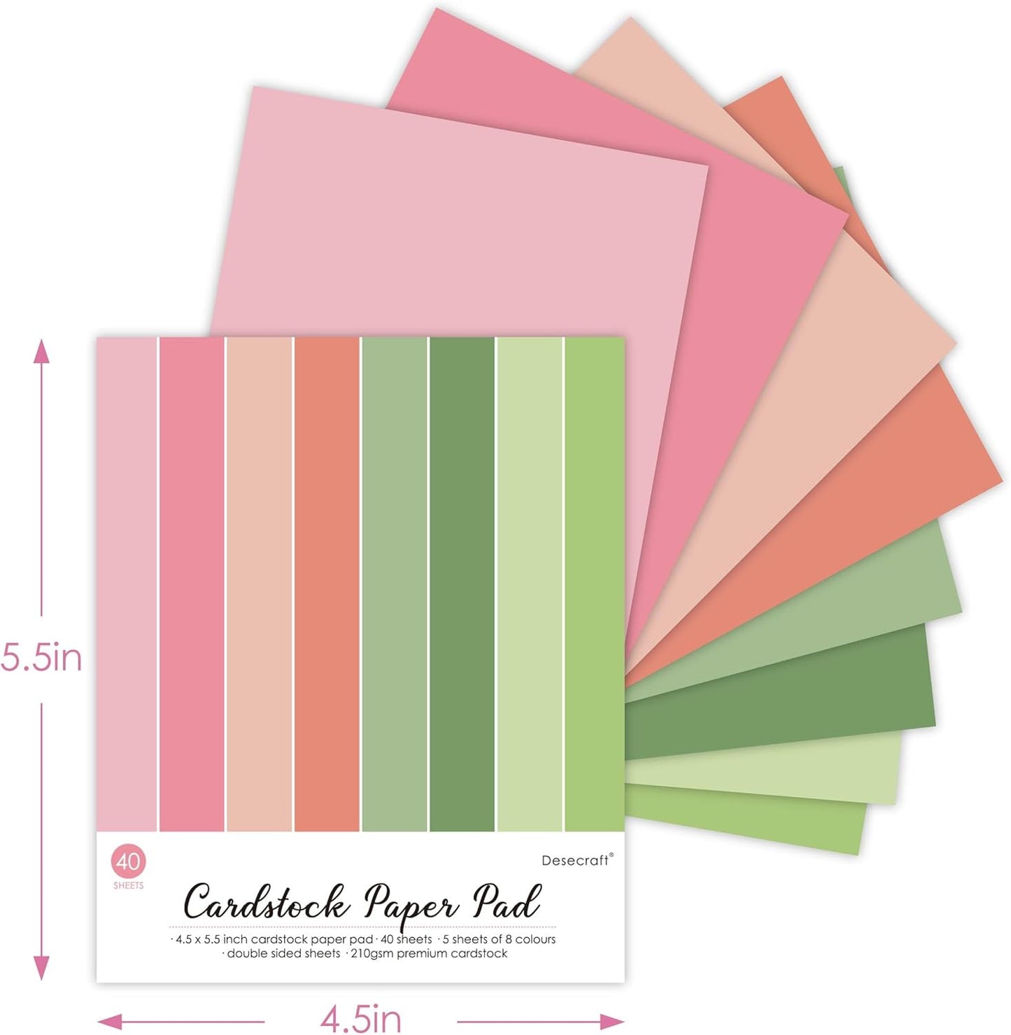 160 sheets Essential Variety Pack Cardstock Paper Pad 4 Pack 32 colors Scrapbook Decorative Paper for Card Making Journaling Origami Scrapbook Paper Scrapbooking Supplies - Crafty Corner