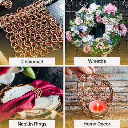 8 Gauge Anodized Aluminum Craft Wire for Jewelry Making