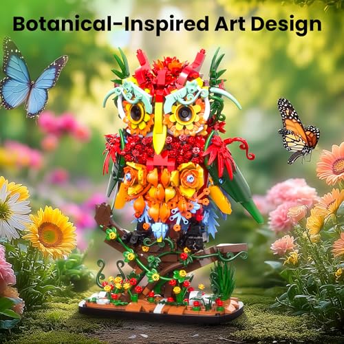 Owl Flower Building Sets for Adults