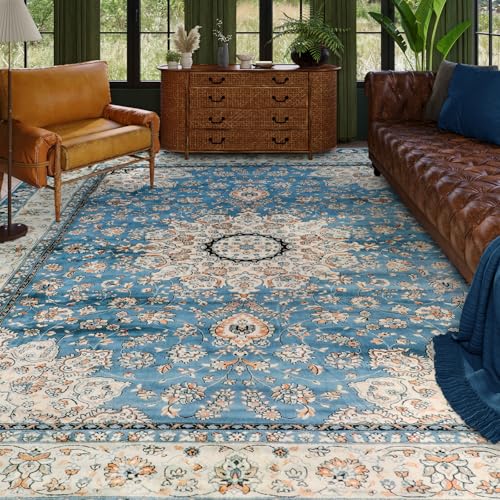 Felice Oriental Floral Medallion Area Rug