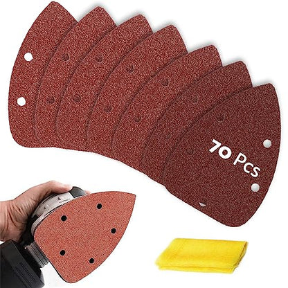Mouse Sander Sandpaper 70pcs (70 Count)