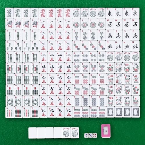 166 Tiles Mah Jongg Set American Mahjong