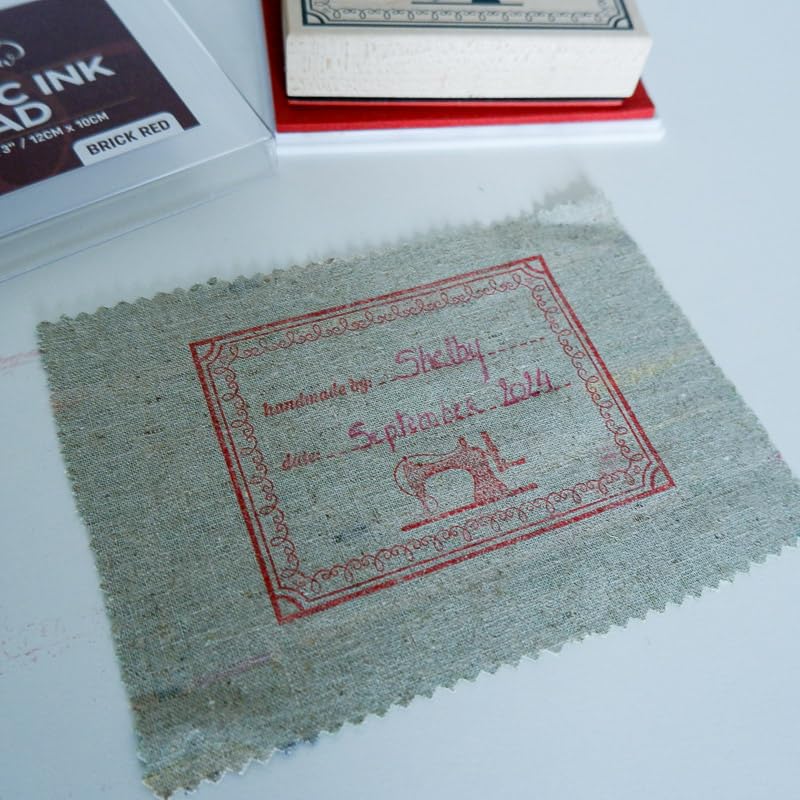 Permanent Fabric Ink Stamp Pad