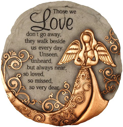 Garden Décor Bronze Angel Stepping Stone