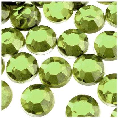 The Crafts Outlet 72pc Flatback Acrylic Rhinestones Round 20mm - Charcoal Gray - Crafty Corner