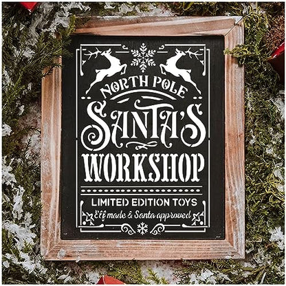 10 Pieces Christmas Stencils Reusable (10 Count)