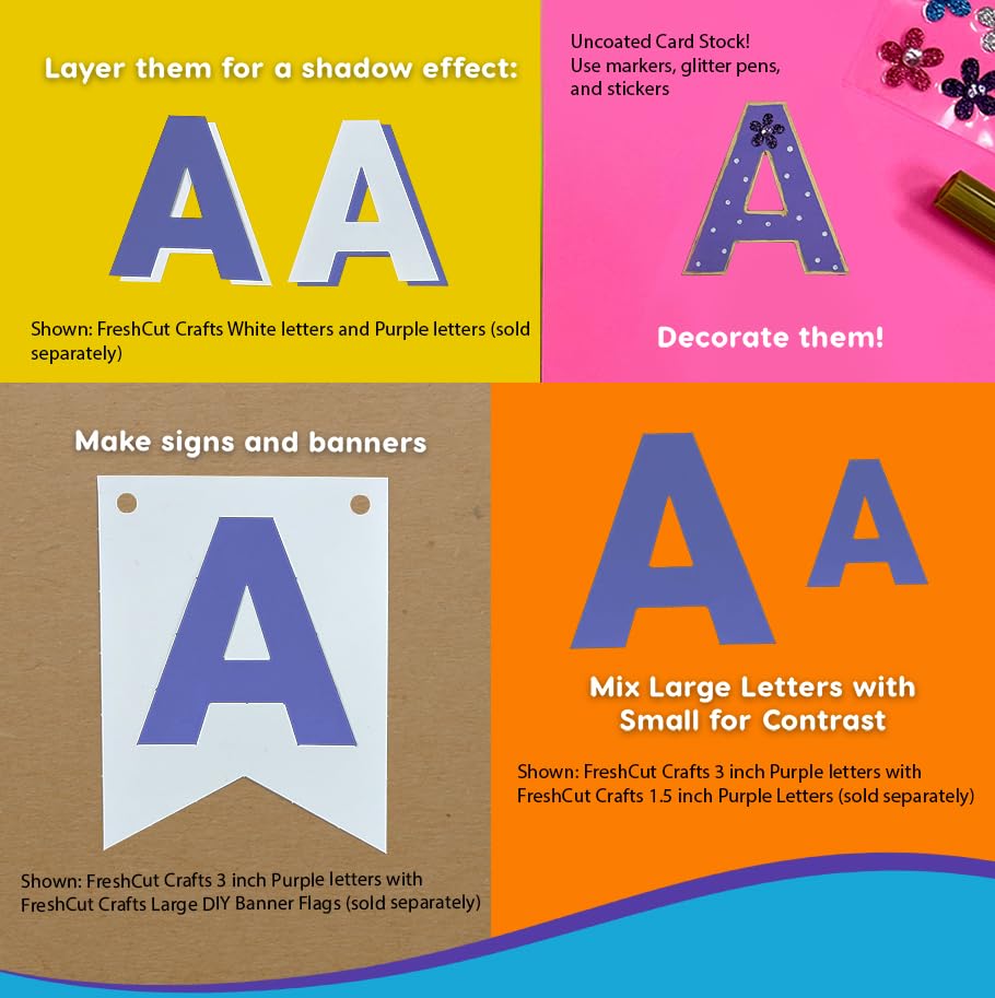 3 Inch Bulletin Board Letters & Numbers