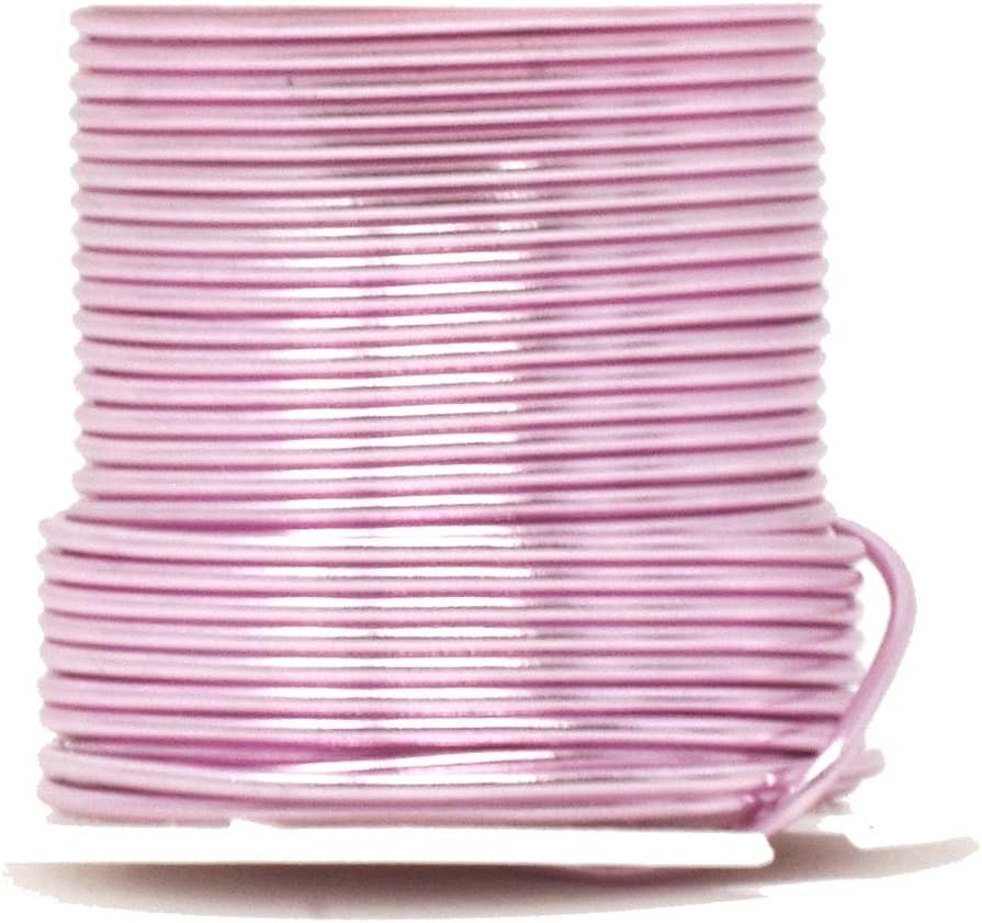 Mandala Crafts 14 Gauge Anodized Aluminum Craft Wire for Jewelry Making – 330 FT Colored Flexible Silver Copper Gold True Blue Purple Pink Wire - Bendable for Bonsai Armature Crafting Sculpting - Crafty Corner