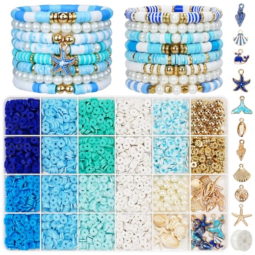 Clay Beads for Bracelets (3000 Count)