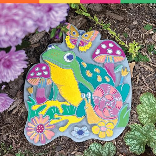 Marker by Numbers Garden Stone Craft Kit for Kids