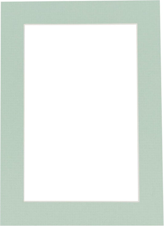 5x7 Mat for 8.5x11 Frame - Precut Mat Board Acid-Free Honeydew Green 5x7 Photo Matte For a 8.5x11 Picture Frame, Premium Matboard for Family Photos, Show Kits, Art, Picture Framing, Pack of 1 Mat