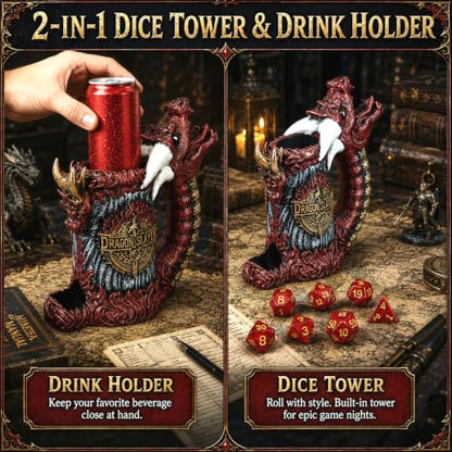 Dice Tower Mug Gray