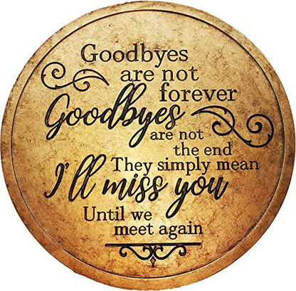 Garden Décor Goodbyes Stepping Stone