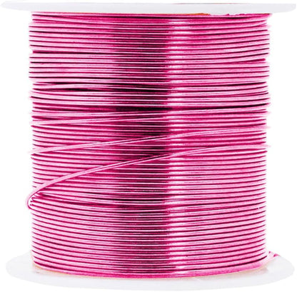 Mandala Crafts 20 Gauge Anodized Aluminum Craft Wire for Jewelry Making - 450 FT Colored Flexible Silver Copper Gold True Blue Purple Pink Wire - Bendable for Bonsai Armature Crafting Sculpting - Crafty Corner