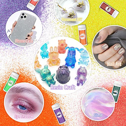 32 Colors Iridescent Glitter Set (31.6055 Ounce)